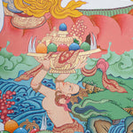Zambala Thangka Painting - Wealth Deity