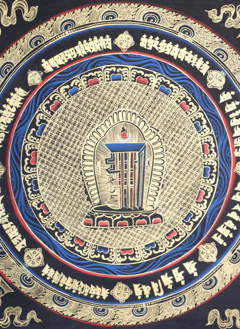 Kalachakra mantra mandala for spirituality .