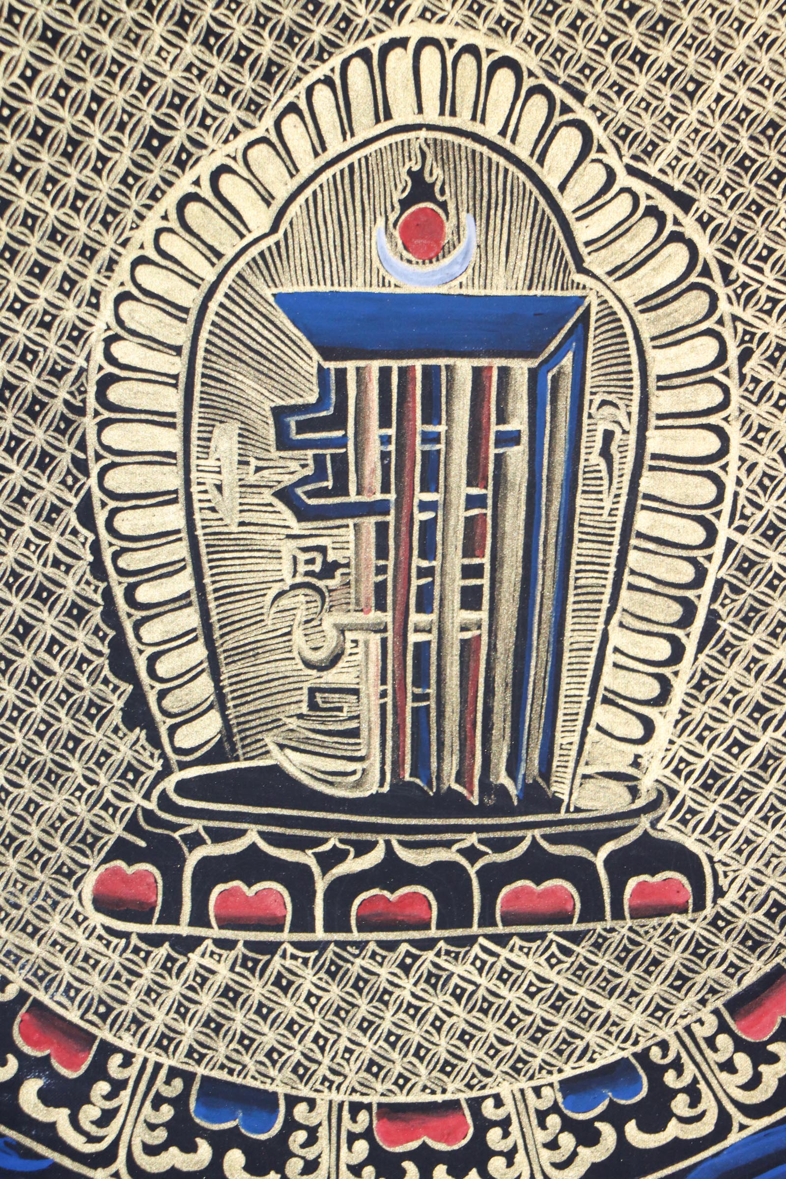 Kalachakra mantra mandala for spirituality .