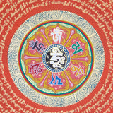 Mantra Mandala Thangka for positivity .