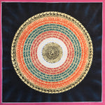 Mantra Mandala Thangka Painting is skillfully crafted using traditional techniques.