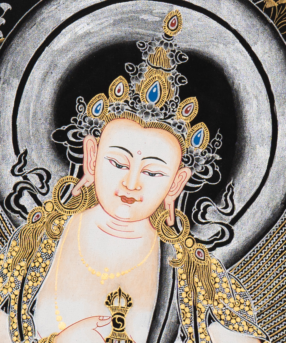 Vajrasattva Thangka Painting - Tibetan Art