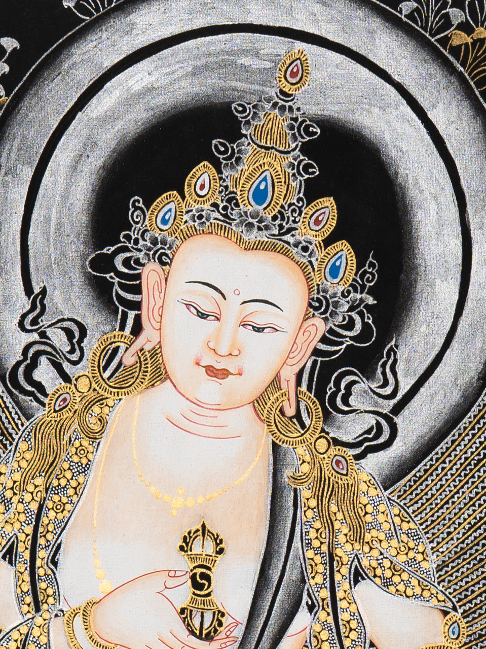 Vajrasattva Thangka Painting - Tibetan Art