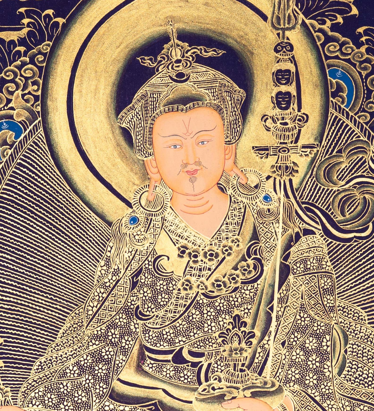Guru Rinpoche Thangka - Tibetan Painting