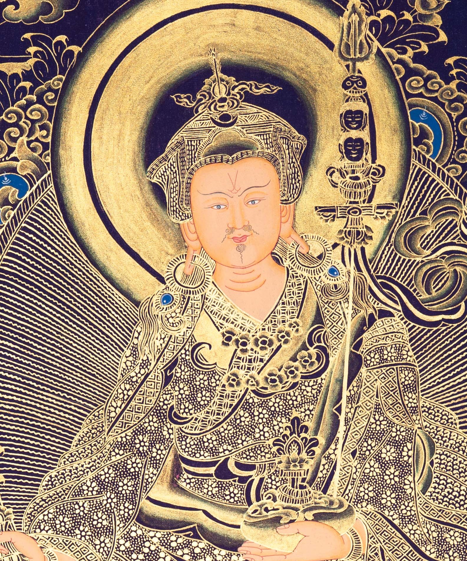 Guru Rinpoche Thangka - Tibetan Painting