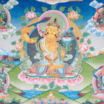 5 Manjushri Thangka - tibetan Painting