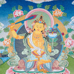 5 Manjushri Thangka - tibetan Painting