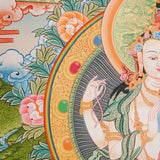 Chengresi Thangka - Handpainted by skillful artisan - Himalayas Shop