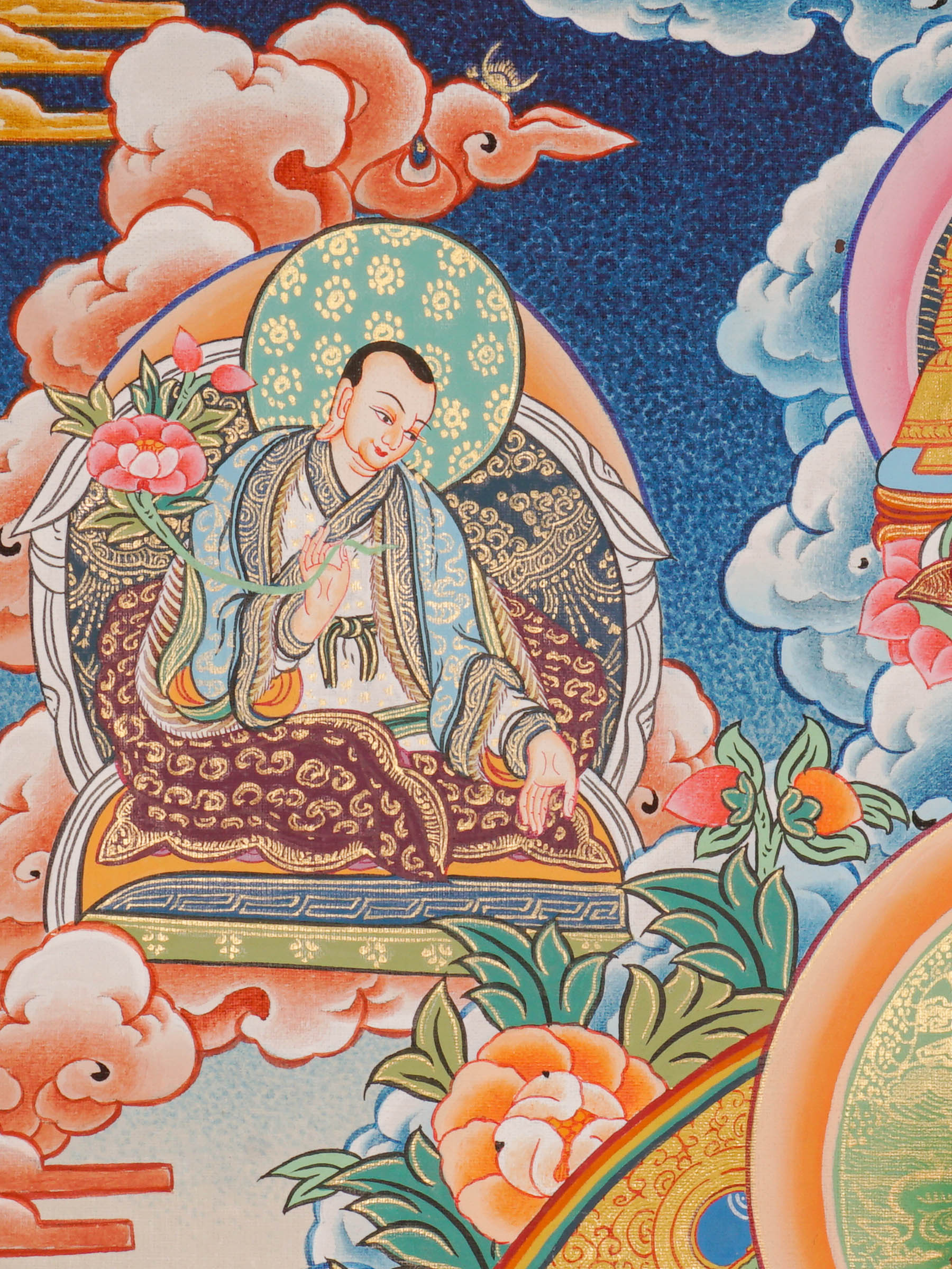 Chengresi Thangka - Handpainted by skillful artisan - Himalayas Shop
