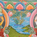 Chengresi Thangka - Handpainted by skillful artisan - Himalayas Shop