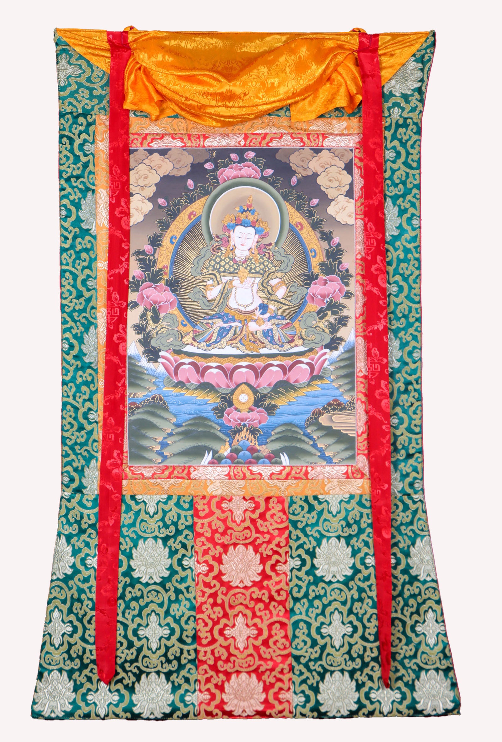 Great Purifier Vajrasattva - Genuine Thangka Painting - Himalayas Shop