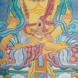 Beautiful Ratnasambhava Buddha Thangka Painting - Himalayas Shop