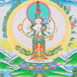 Lokeshwor Thangka serves as visual aids for meditation and visualization practices.