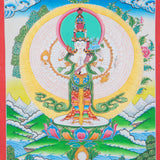 Lokeshwor Thangka serves  as visual aids for meditation and visualization practices. 