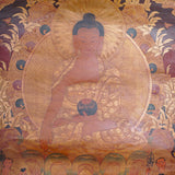 Antique Shakyamuni Buddha - Tibetan Thangka