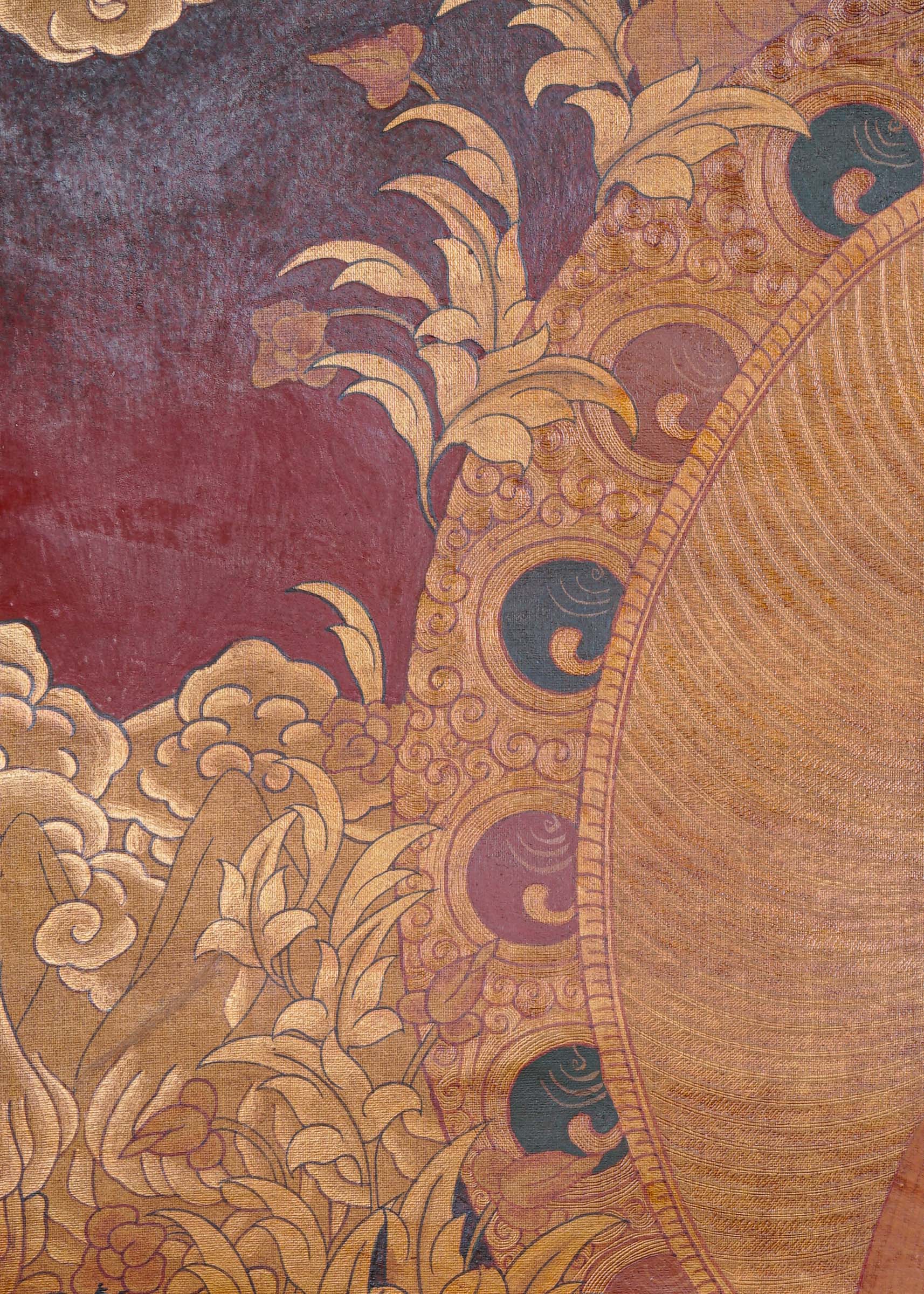 Antique Shakyamuni Buddha - Tibetan Thangka