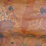 Antique Shakyamuni Buddha - Tibetan Thangka