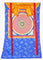 Mantra Mandala Brocade Thangka Painting  for good luck.