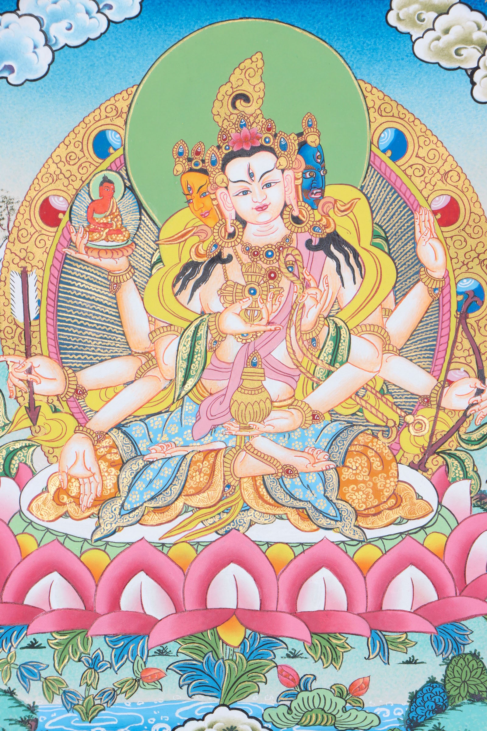 Namgyalma Thangka cultivates compassion, wisdom, and spiritual transformation.