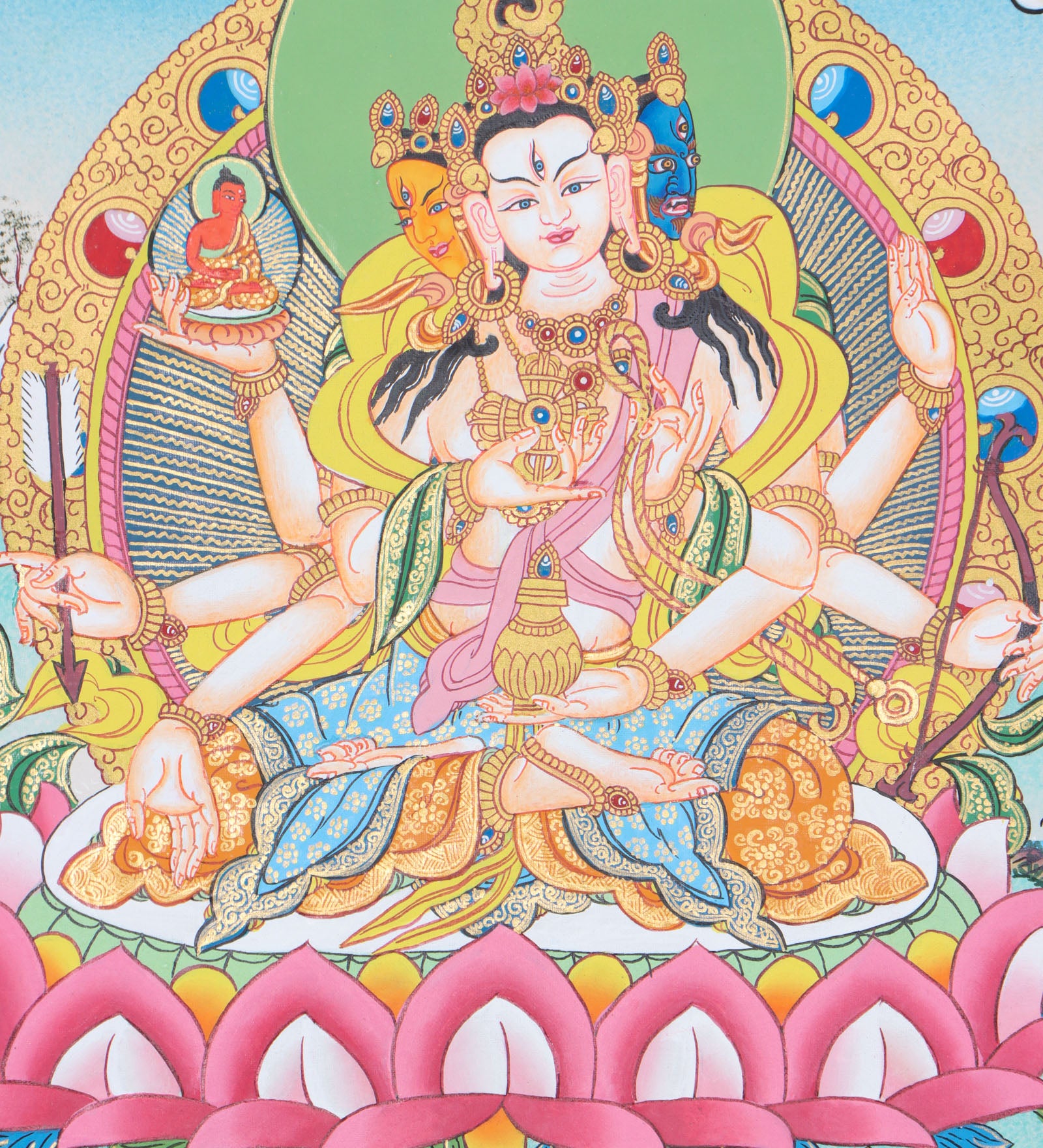 Namgyalma Thangka cultivates compassion, wisdom, and spiritual transformation.