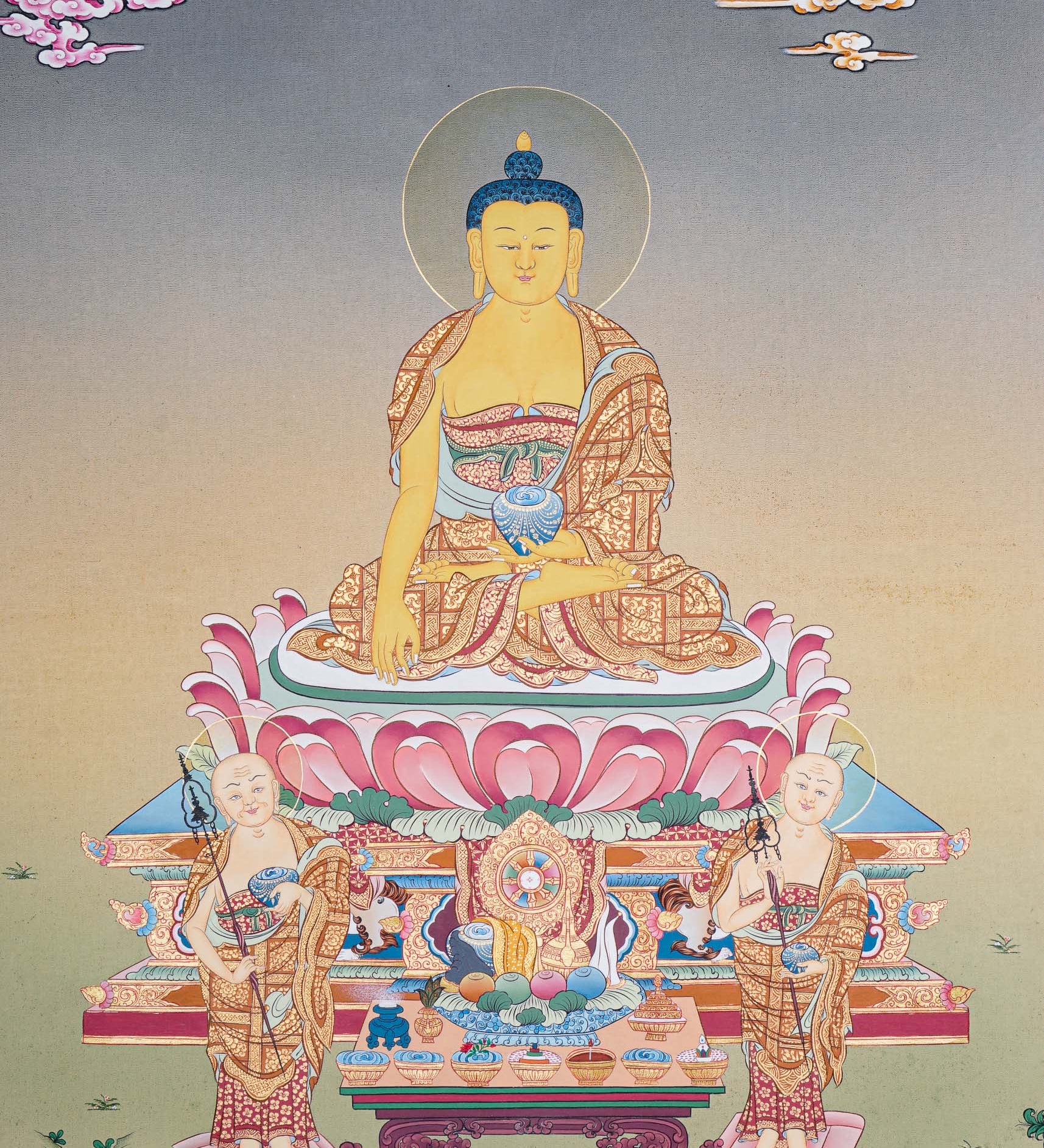 Thangka Painting of Shakyamuni Buddha