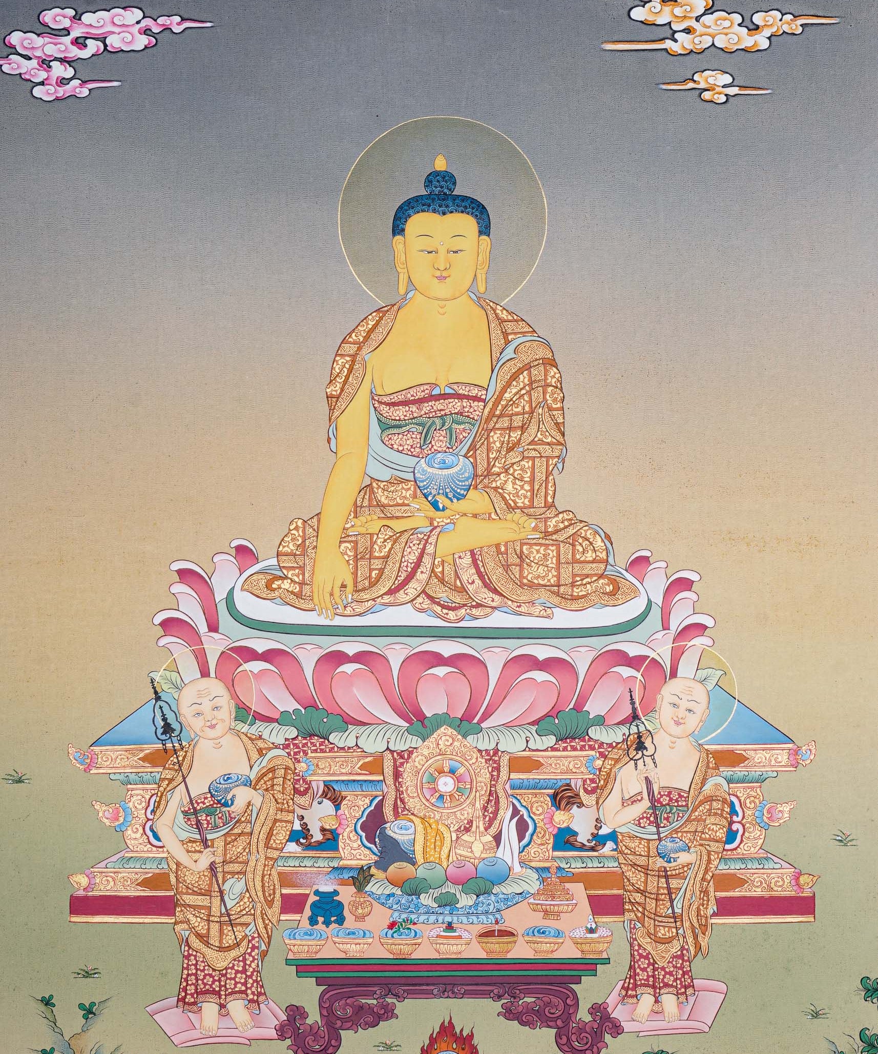 Thangka Painting of Shakyamuni Buddha