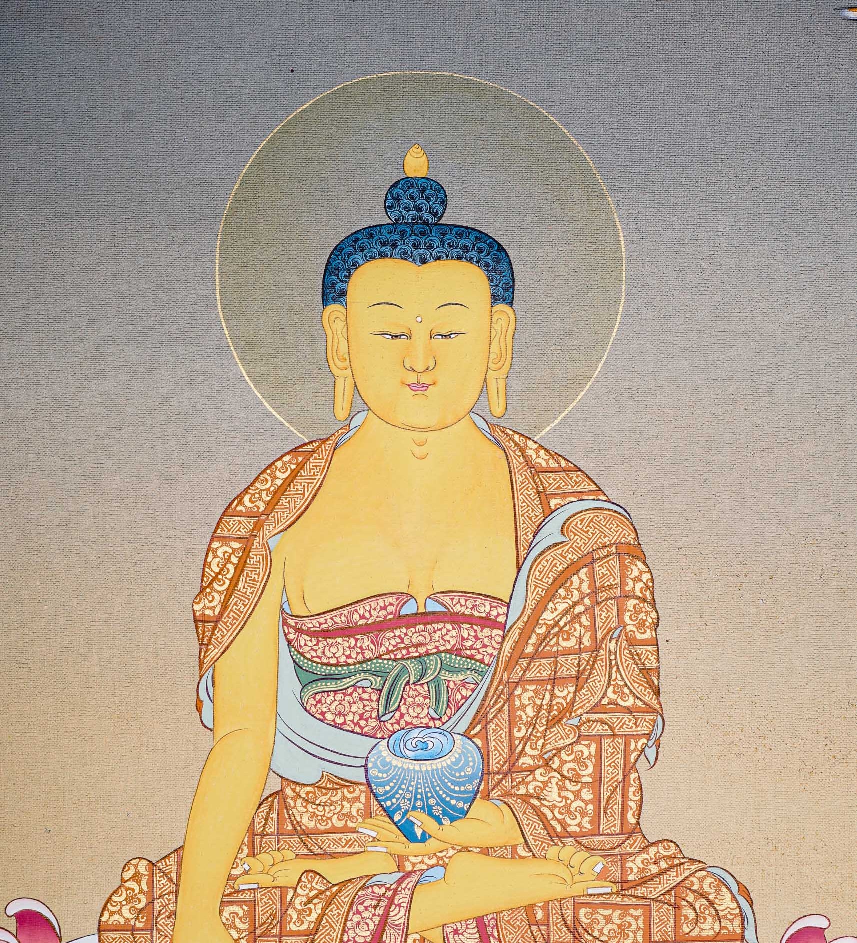 Thangka Painting of Shakyamuni Buddha