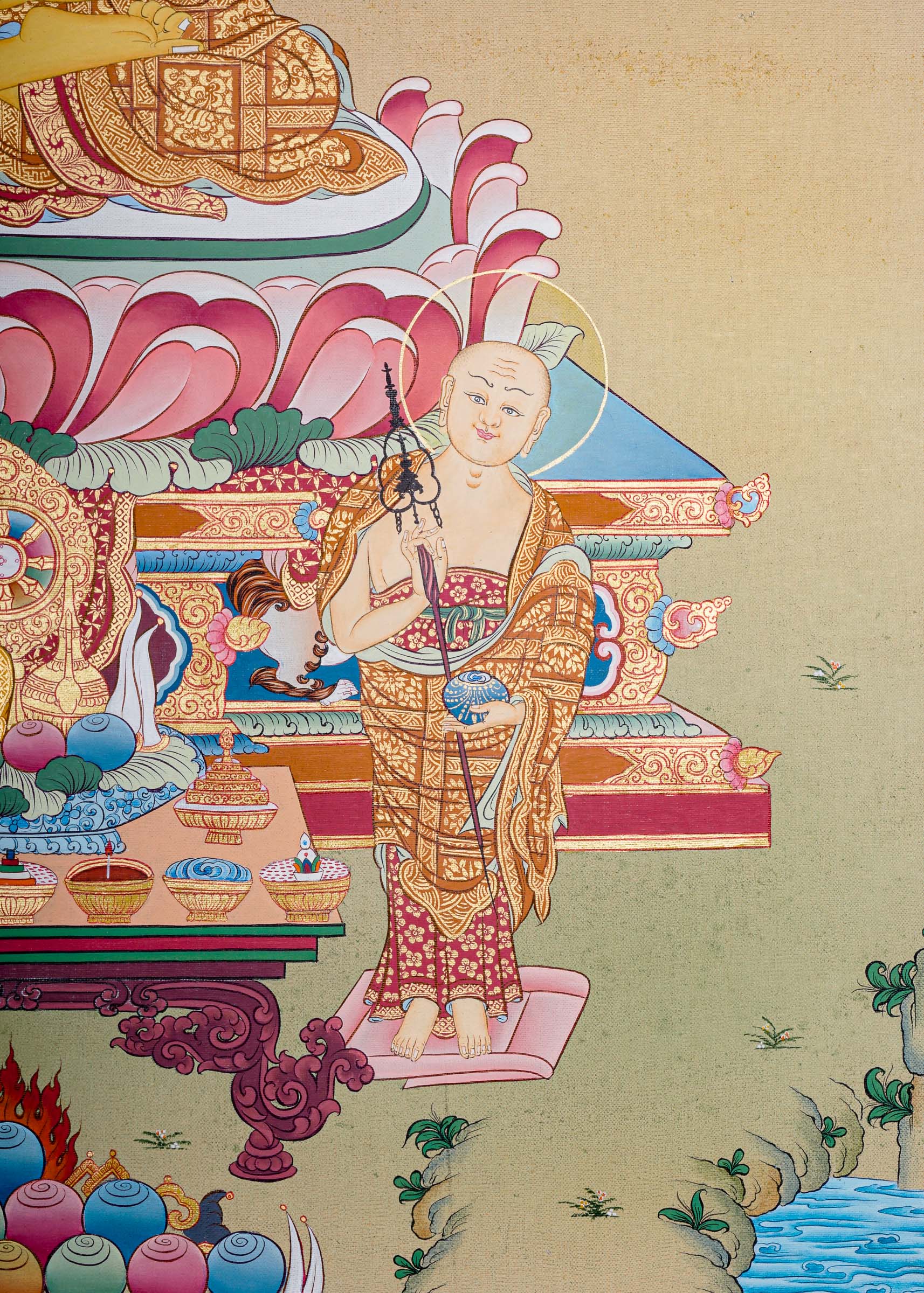 Thangka Painting of Shakyamuni Buddha