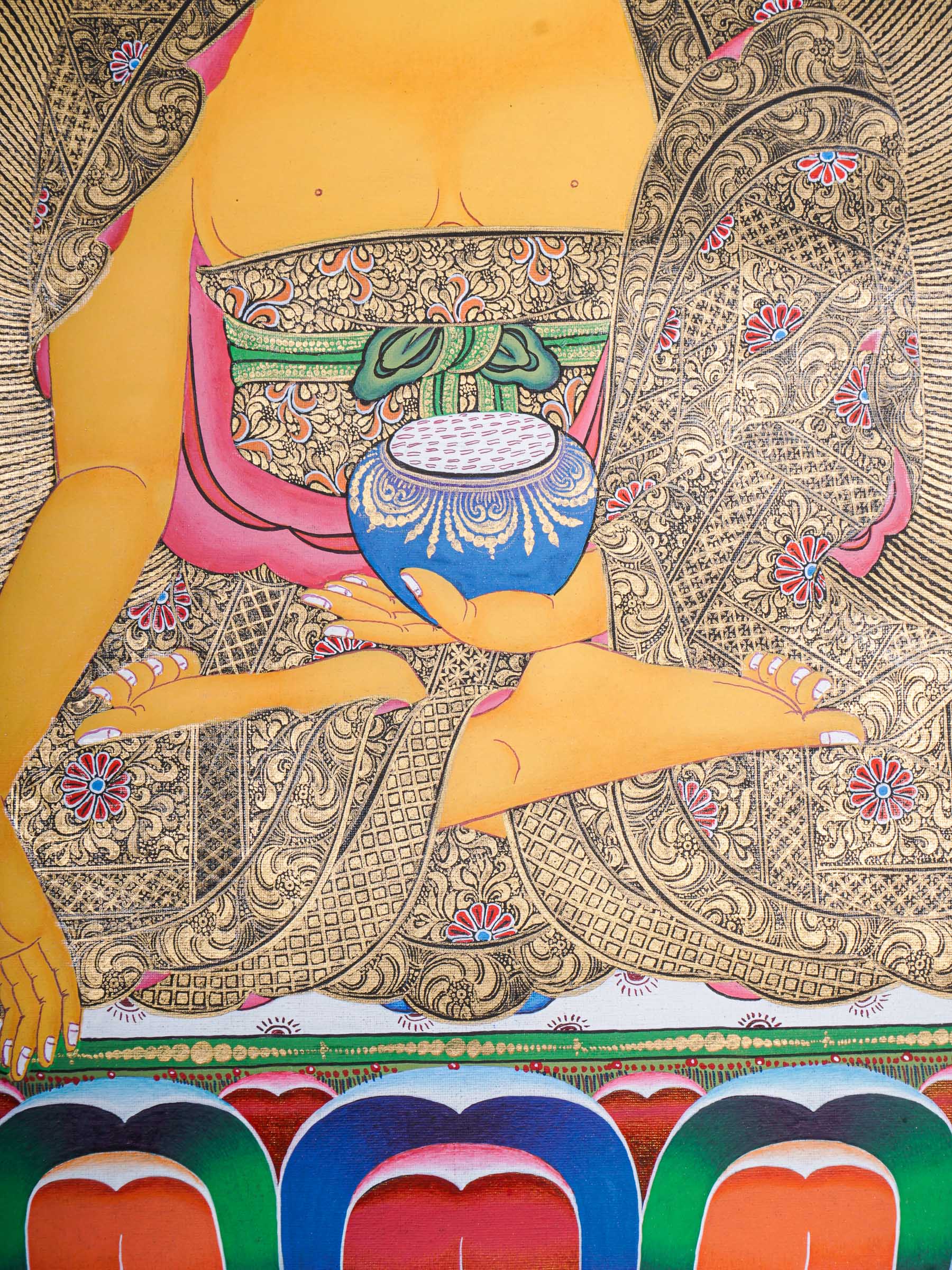 Shakyamuni Buddha Thangka - Tibetan Painting