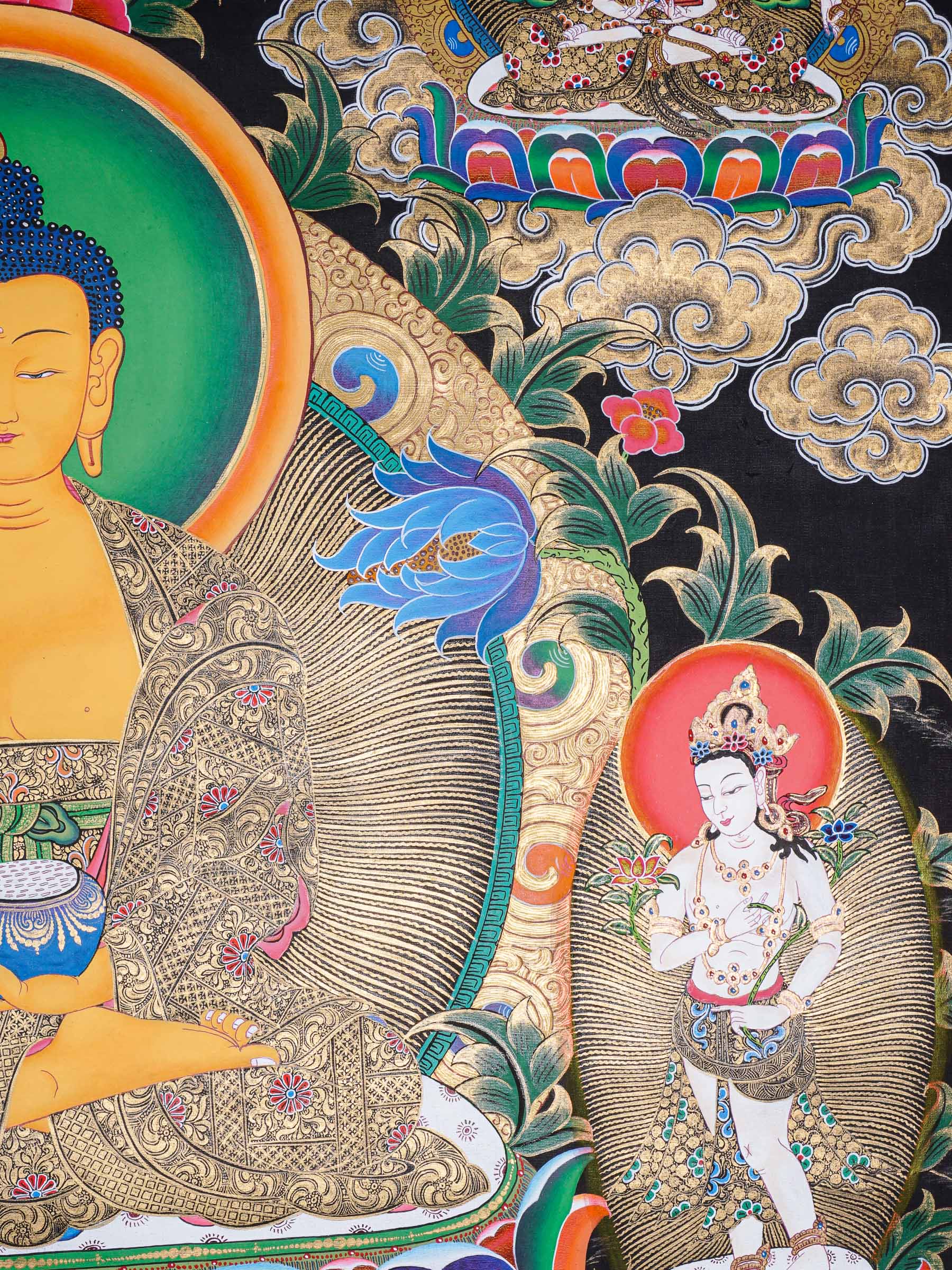 Shakyamuni Buddha Thangka - Tibetan Painting