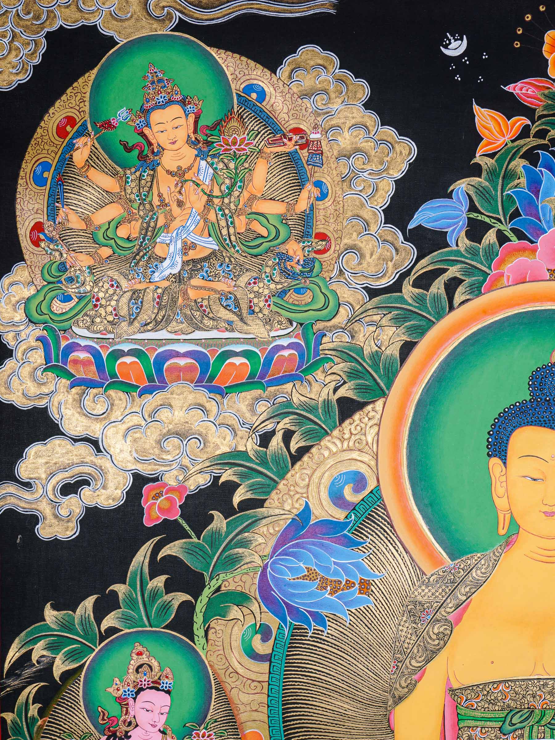 Shakyamuni Buddha Thangka - Tibetan Painting