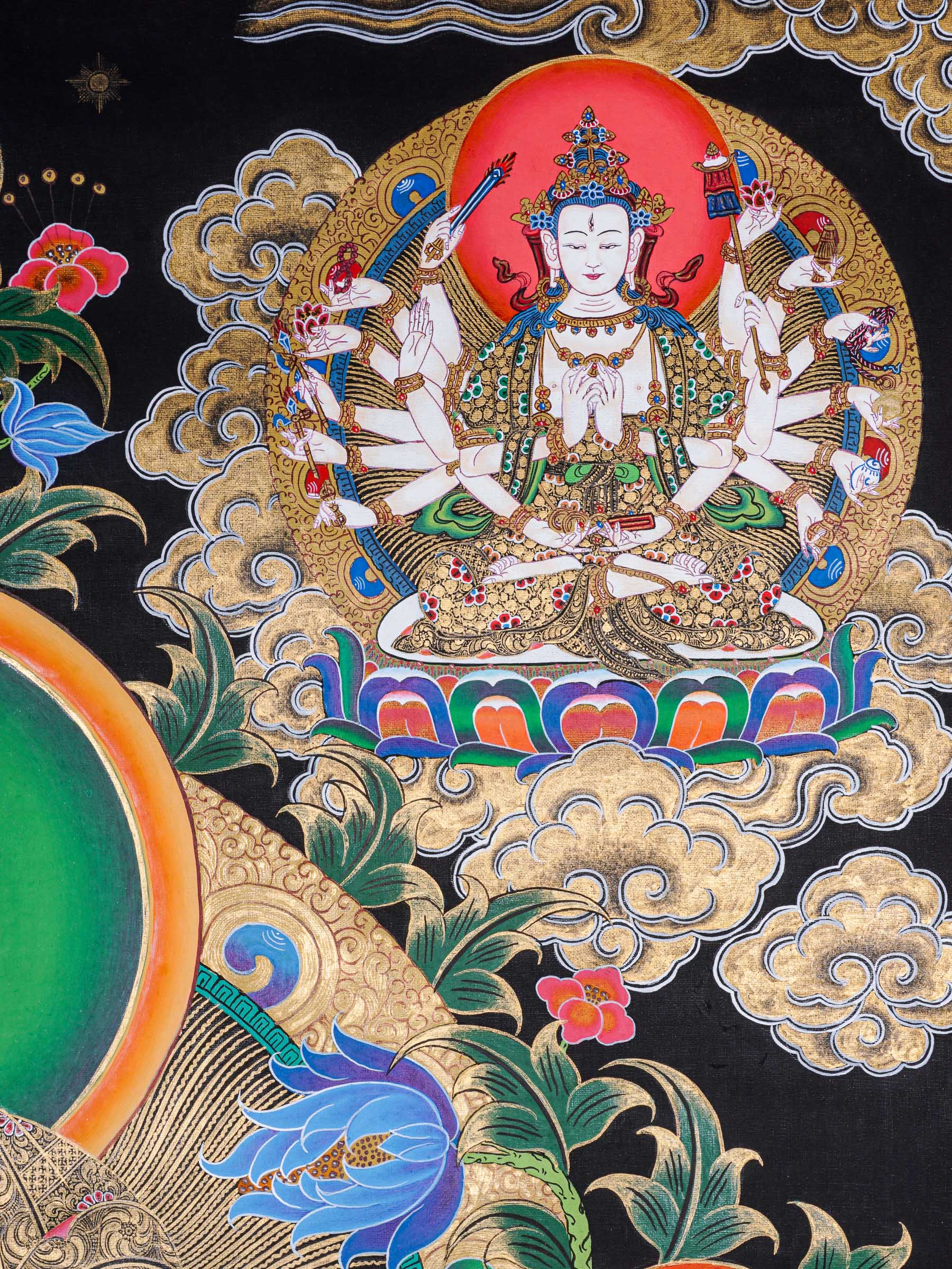 Shakyamuni Buddha Thangka - Tibetan Painting