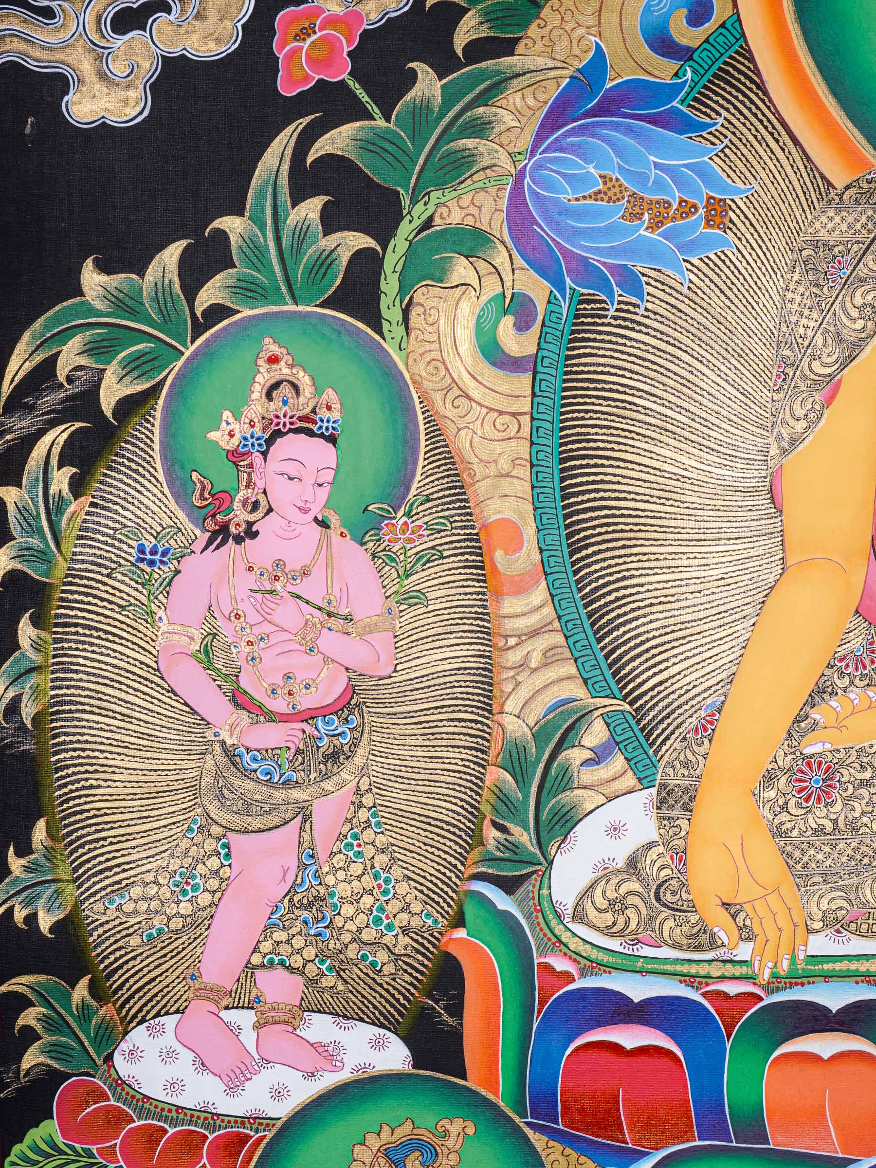 Shakyamuni Buddha Thangka - Tibetan Painting