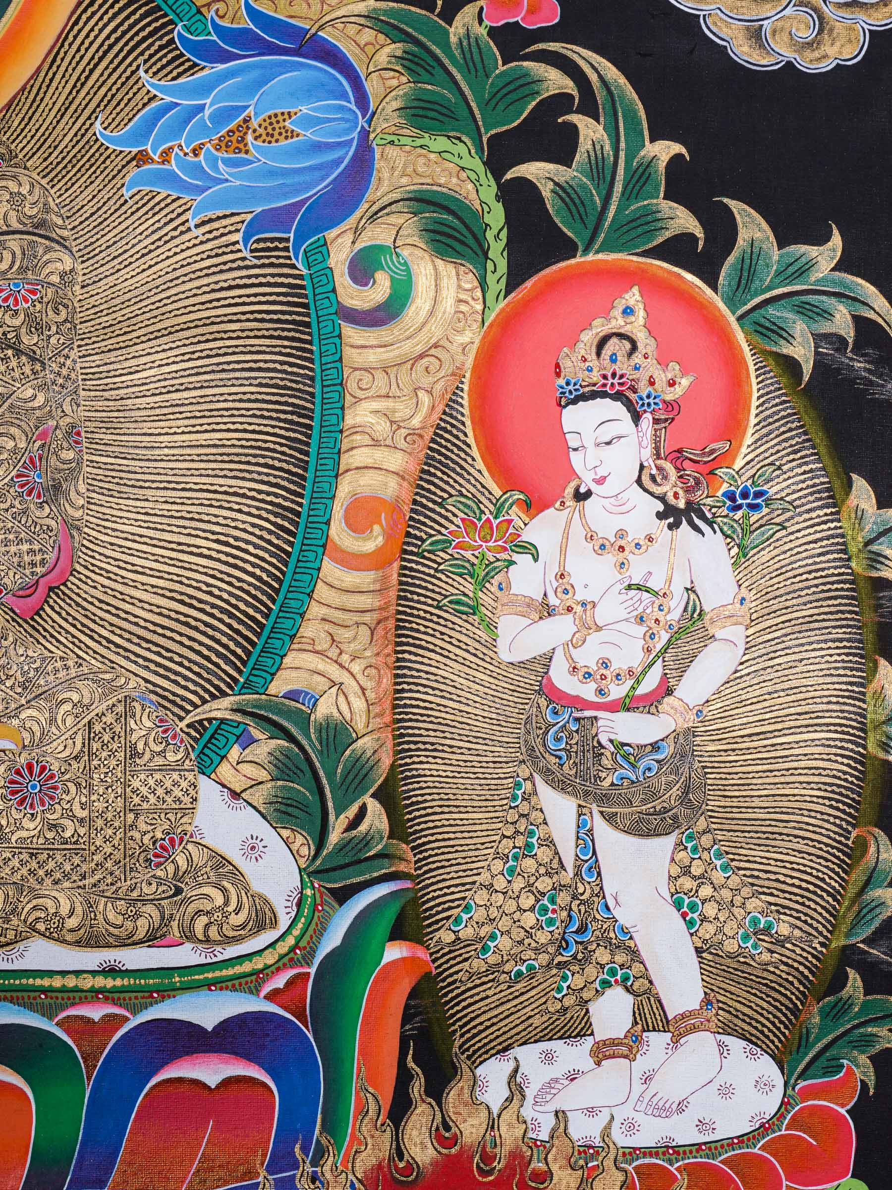 Shakyamuni Buddha Thangka - Tibetan Painting