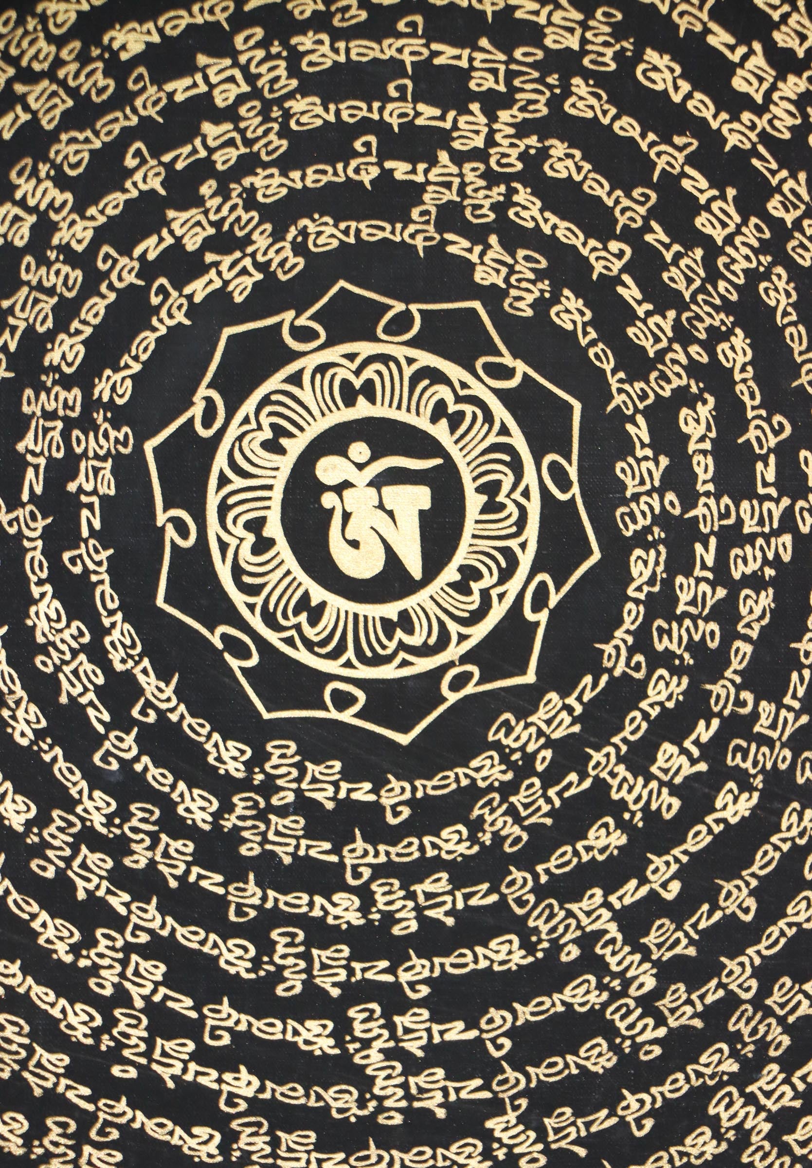 Mantra Mandala thangka for wall decor ..