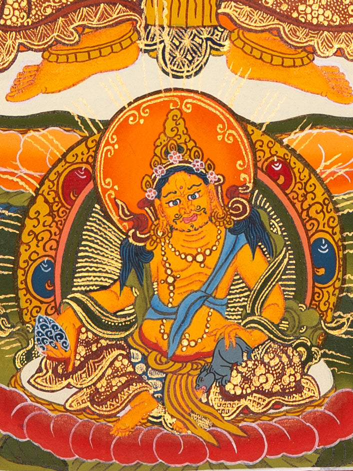 Maitreya Buddha Thangka - Sacred Painting