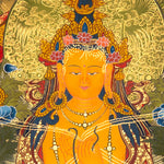 Maitreya Buddha Thangka - Sacred Painting