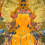 Maitreya Buddha Thangka - Sacred Painting