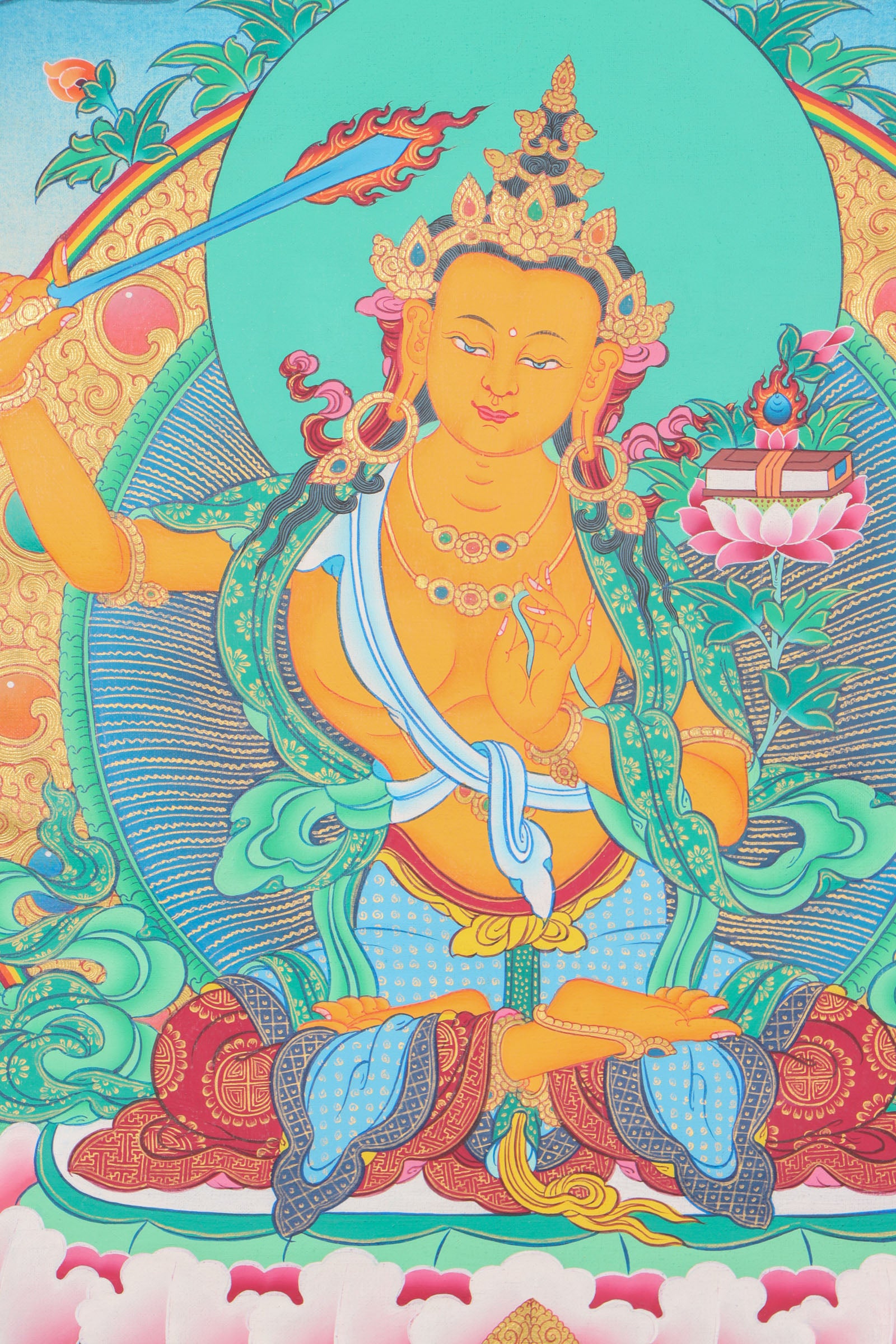 Manjushri Thangka for wisdom and enlightment.