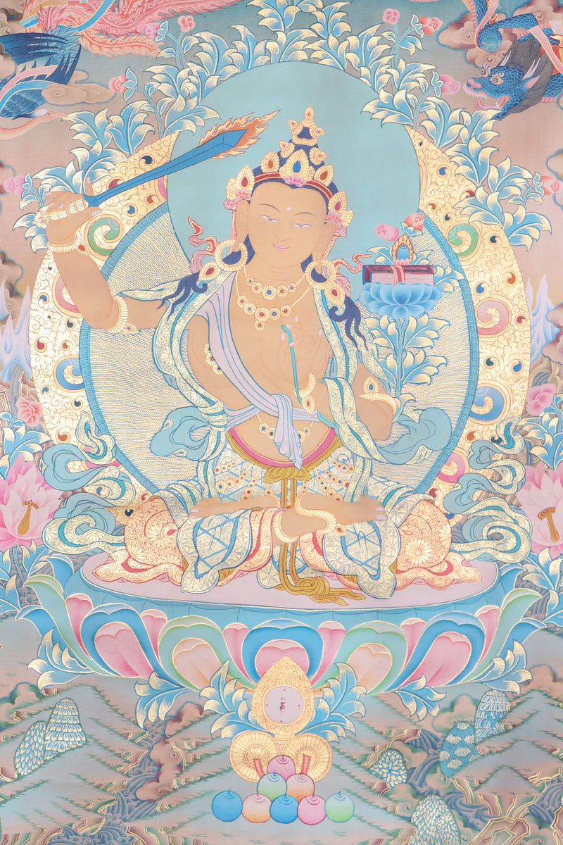 Manjushri Thangka for wisdom and enlightenment.
