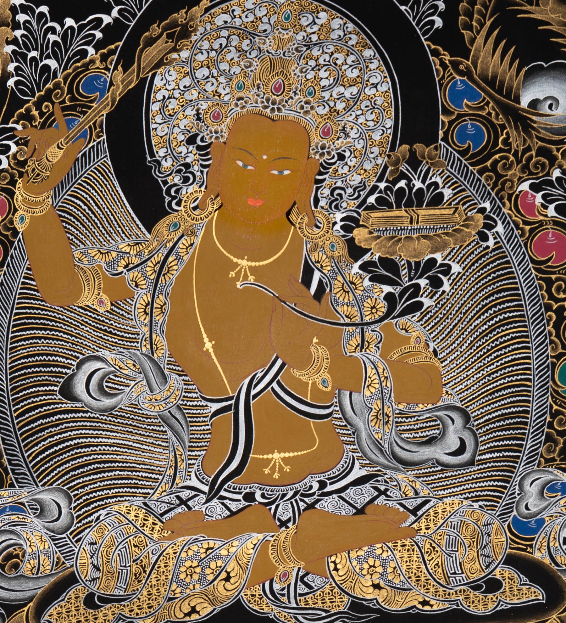 Manjushri Thangka Art