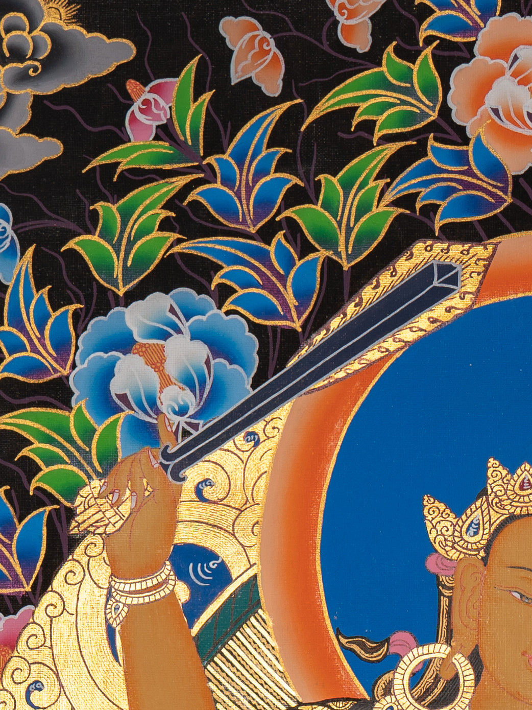 Manjushri Thangka - Sacred Painting