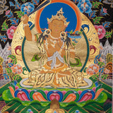 Manjushri Thangka - Sacred Painting
