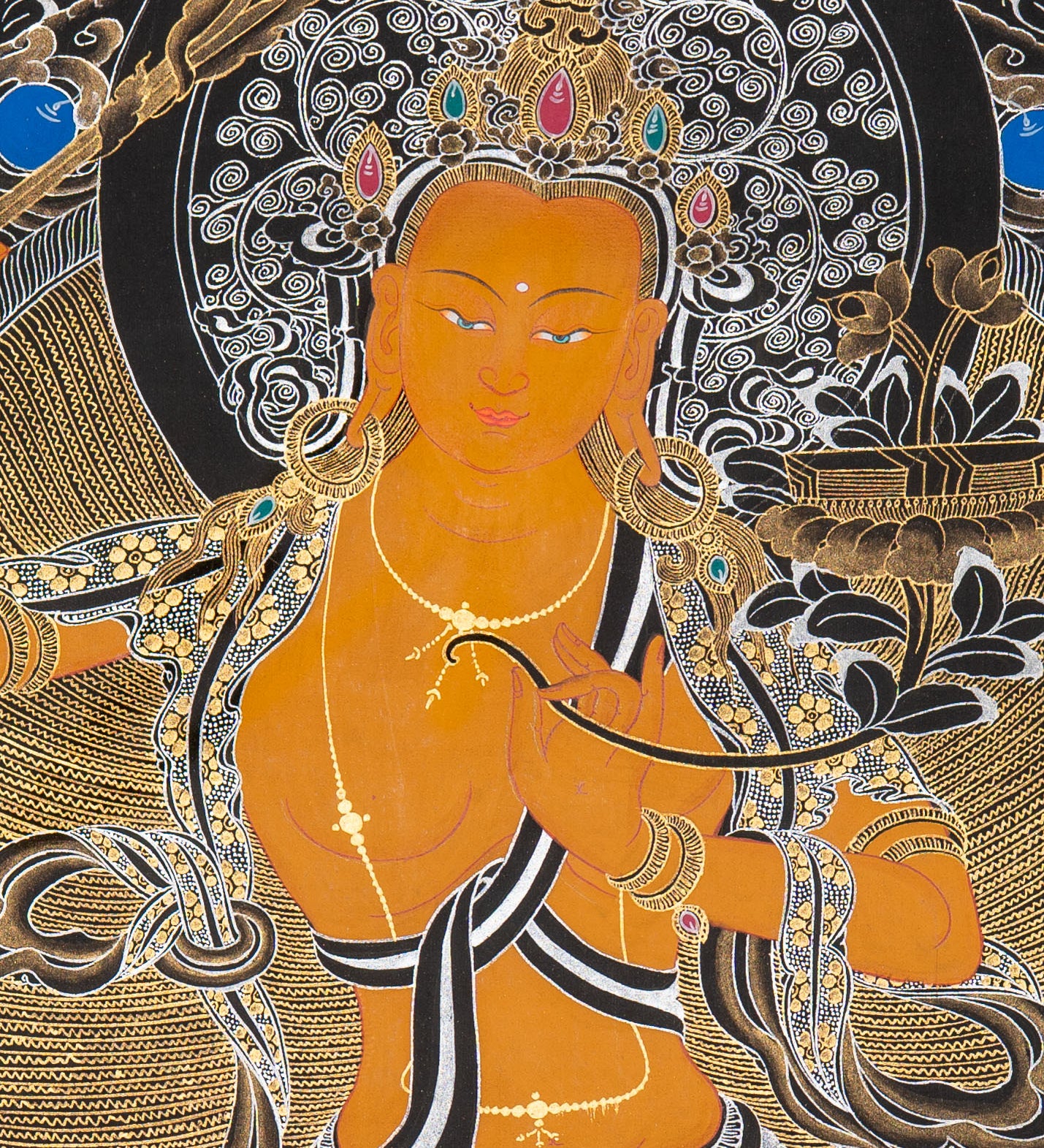 Manjushri Thangka – Sword of Insight