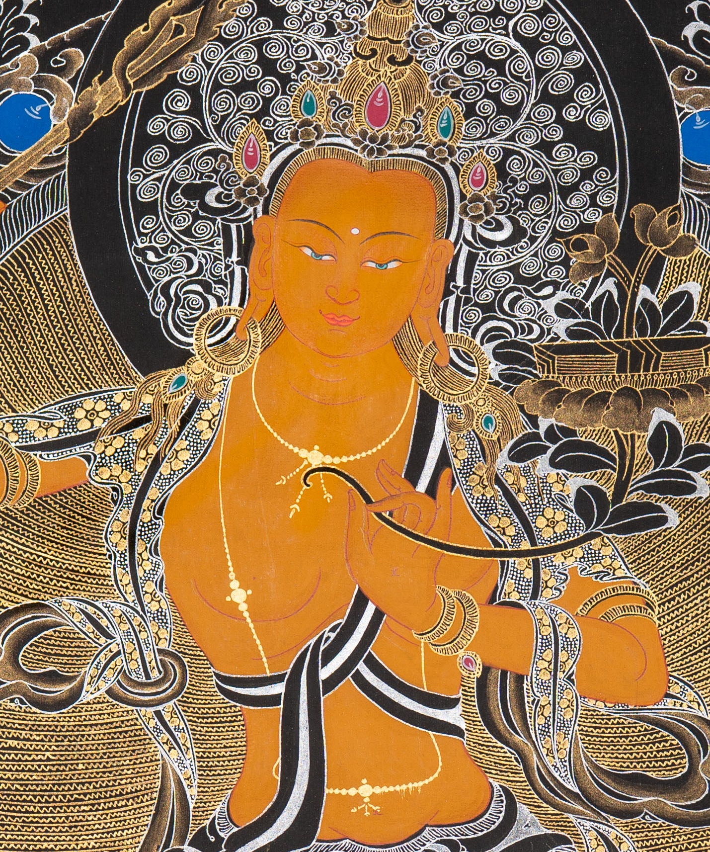 Manjushri Thangka – Sword of Insight