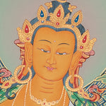 Manjushri Thangka - Tibetan Painting 