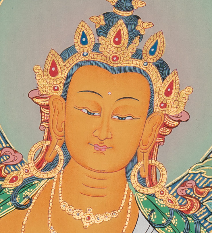 Manjushri Thangka - Tibetan Painting 
