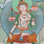 Manjushri Thangka - Tibetan Painting 