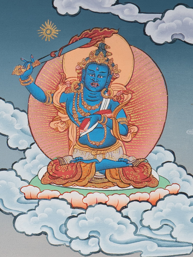 Manjushri Thangka - Tibetan Painting 