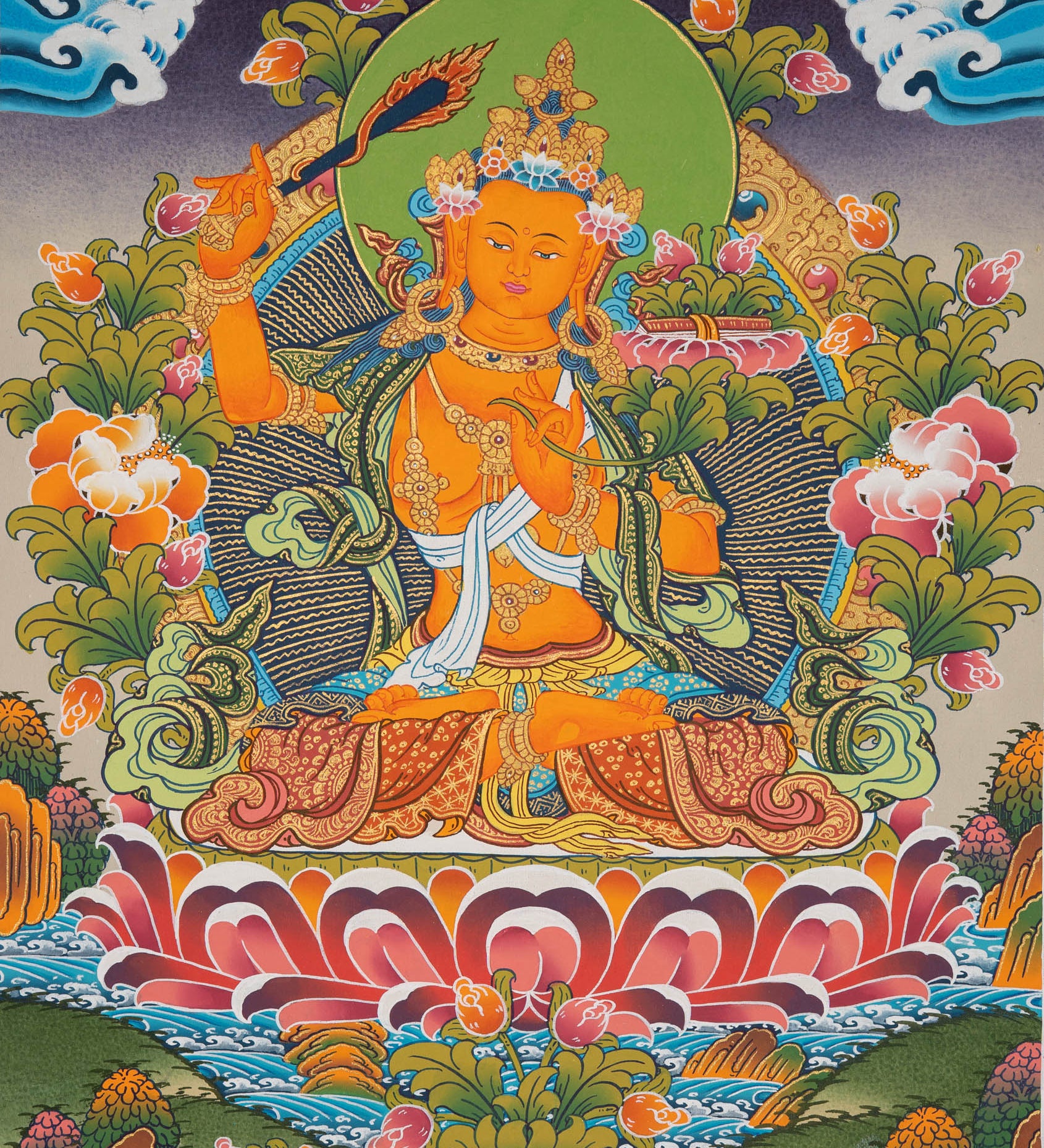 Manjushri Bodhisattva – Tibetan Art